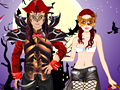 Halloween Couple Dress Up играть онлайн