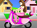 Motorbike Girl Dress Up играть онлайн