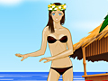 Hawaii Girl Dress up играть онлайн