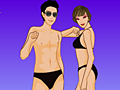 Seaside Walking couple играть онлайн