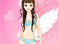 Pink Feather Dress Up играть онлайн