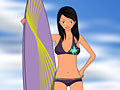 Surfer Girl Dress Up играть онлайн