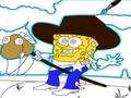 Cowboy Spongebob Coloring играть онлайн