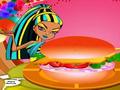 Monster High Hamburger Deco играть онлайн